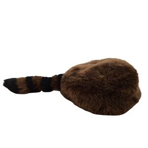 Gymboree Faux Fur Raccoon Hat  -  Sz 3T/4T